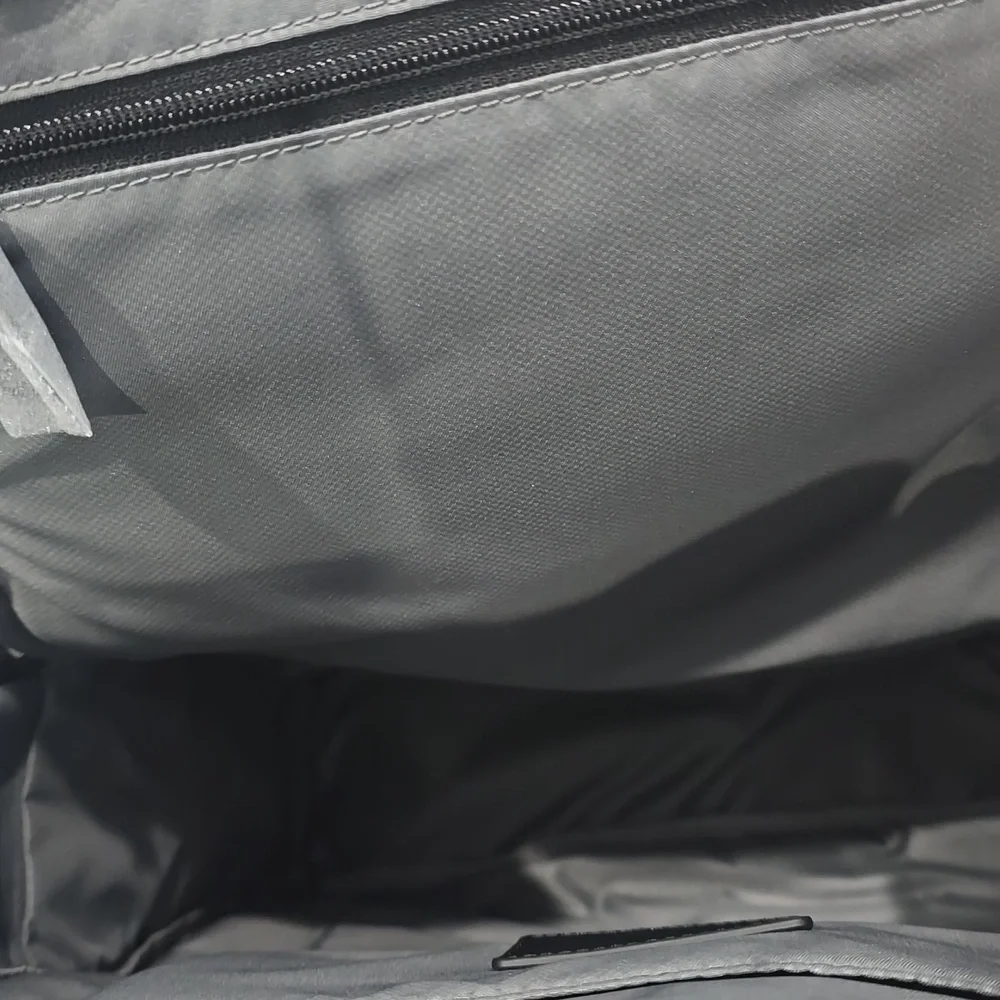 NWT ✅ TUMI LINKS TRAVEL BACKPACK PE & LEATHER CHARCOAL GREY / BLACK ✨NWT